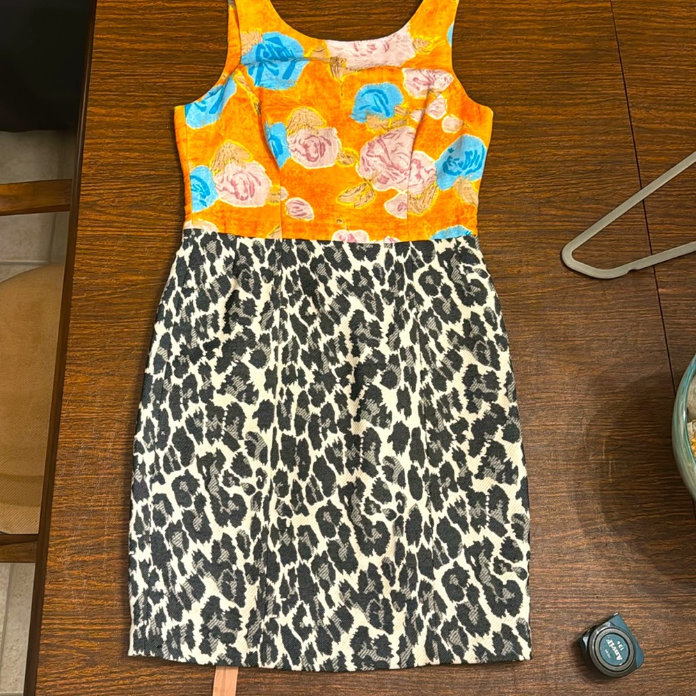 Tracy Reece size 8 silk mix tailored mini dress